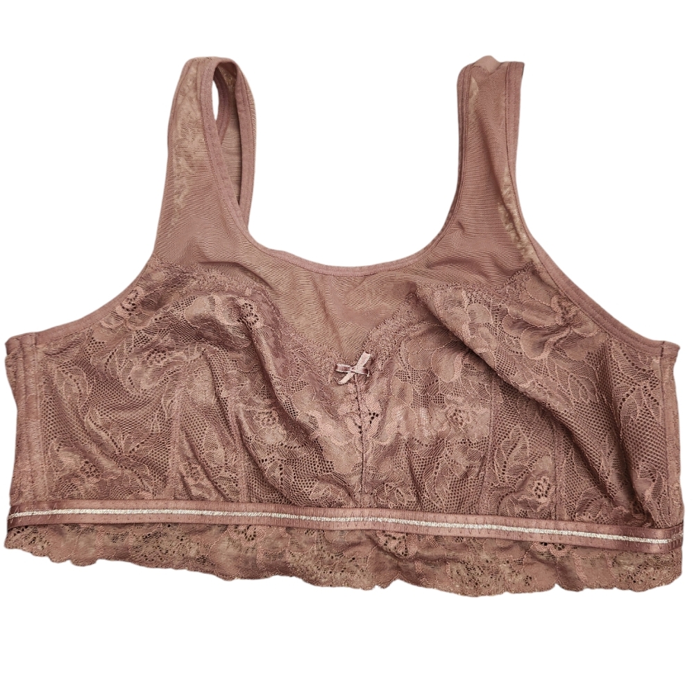 Cacique Dusty Purple Lace Unlined No Wire Size 18/20